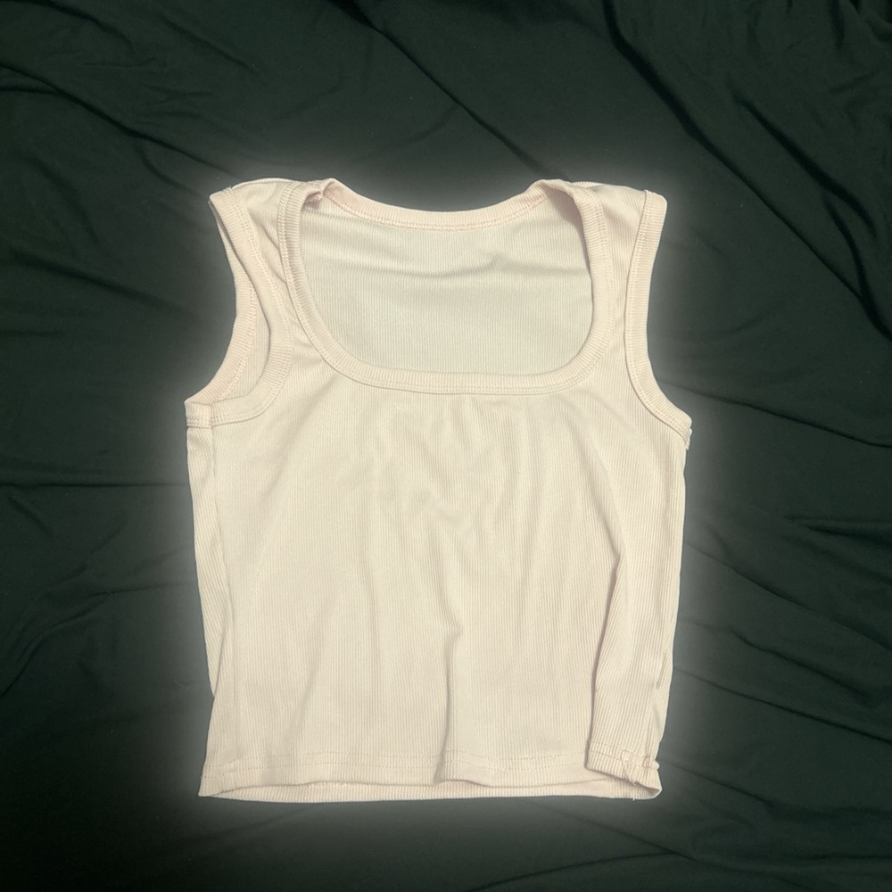 Elegant Women's Light Pink Tank Top